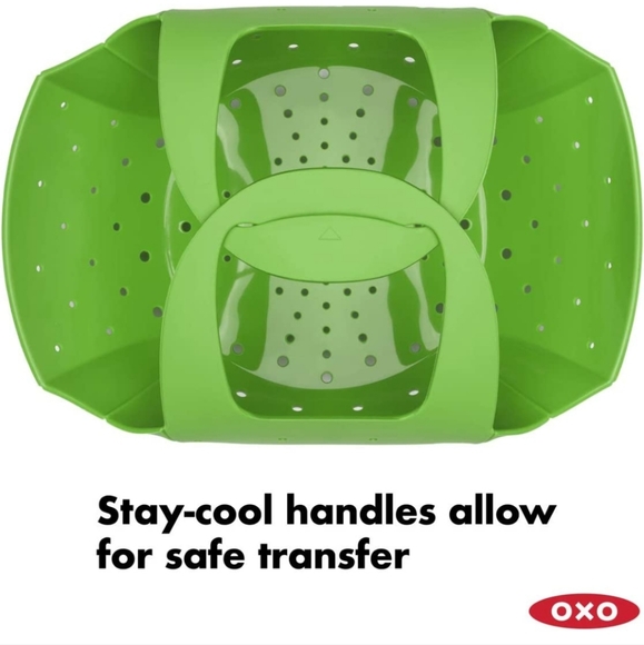 Bundle of 3 OXO SoftWorks Silicone Steamers - green - Picture 11 of 12